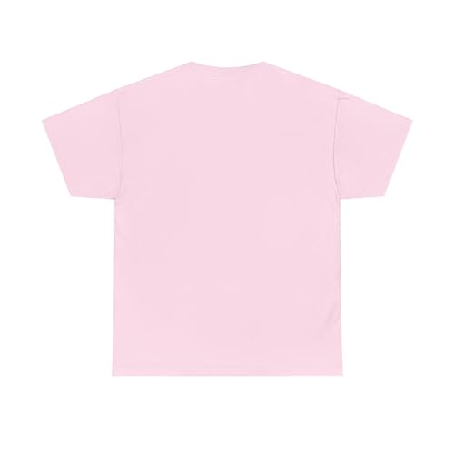 GENERIC cat Unisex Heavy Cotton Tee Light Pink - size chart