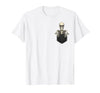 Funny Pocket Skeleton Halloween T Shirt For Men Funny Skeleton in The Pocket Halloween Kids Teens Adults T-Shirt - size chart