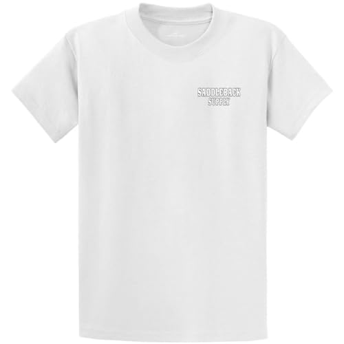 Saddleback Supply Men's Horse with No Name Heavy Tees - size chart