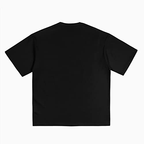DRTGEDS Running Horses Printing Short Sleeve Cotton Lightweight Pullover Summer Casual Sweatshirts - size chart