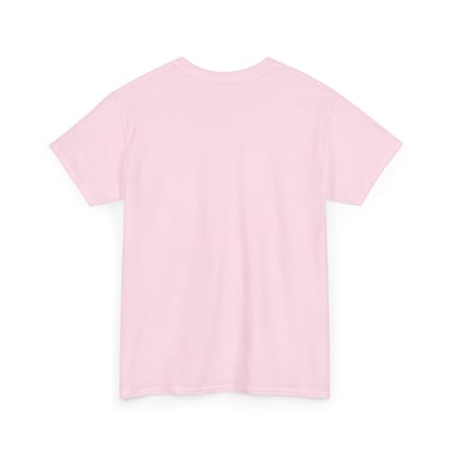 GENERIC cat Unisex Heavy Cotton Tee Light Pink - size chart