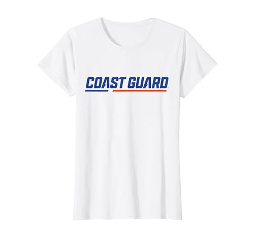 Coast Guard Academy Athletics Gear by Steve State Officially Licensed Coast Guard Academy Athletics Logo T-Shirt - size chart
