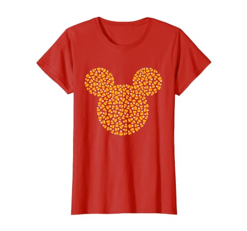 Disney Mickey Mouse Candy Corn Halloween T-Shirt - size chart