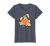 Disney Winnie The Pooh Halloween Cute Eeyore Pumpkin Patch T-Shirt - size chart