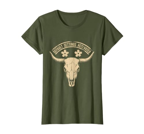 Mademark White Boy of the Year Default Settings Activated T-Shirt - Women - size chart
