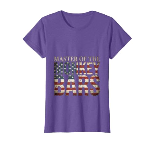 Mademark Master of the Monkey Bars 5th Grade Design T-Shirt - Women - size chart