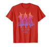 Escaped Since 1692 Halloween Escaped Since 1692 Funny Witch Halloween Design T-Shirt - size chart