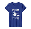 Halloween Witch Broomstick Costume Shop We Ride At Dawn Spooky Witch Broomstick Halloween Costume T-Shirt - size chart