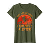 Why Yes I Can Drive A Stick Halloween Costume Yes Actually I Can Drive A Stick Witch Halloween Costume T-Shirt - size chart
