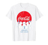 Coca-Cola Coca Cola Always Ice Cold Polar Bears Christmas T-Shirt - size chart