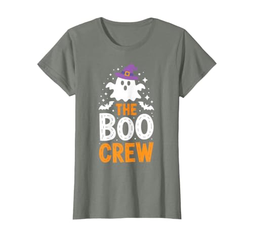 The Boo Crew Shirts The Boo Crew Shirt Matching Men Women Kids Halloween Costume T-Shirt - size chart