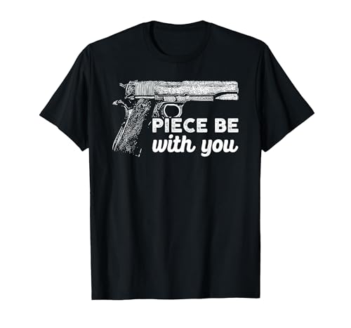 Gun Lover Cool Man Tee Piece Be with You 2nd Amendment Gun Lover Cool Man T-Shirt - size chart