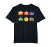 Disney Pixar Disney and Pixar's Cars Halloween Pumpkin Grid T-Shirt - size chart