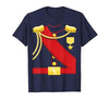 Prince Halloween Great Gift Costume Co. Prince Costume Funny Charming Prince Tee for Kids & Adult T-Shirt - size chart