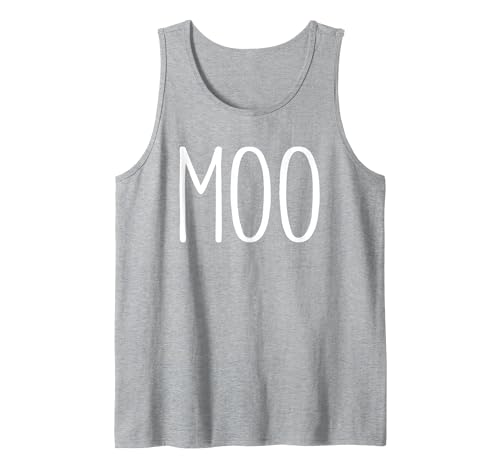 Moo Im A Cow Costume Shirts Moo Shirt Funny Adult Men Women Cow Goes Moo Costume Tank Top - size chart