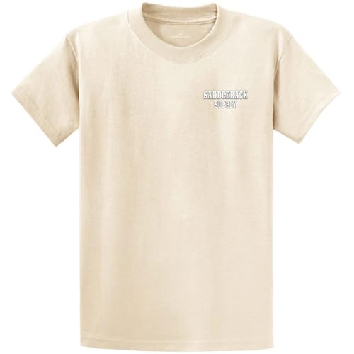 Saddleback Supply Men's Horse with No Name Heavy Tees - size chart