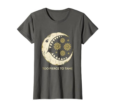 Too Fierce To Tame Shark Design T-Shirt