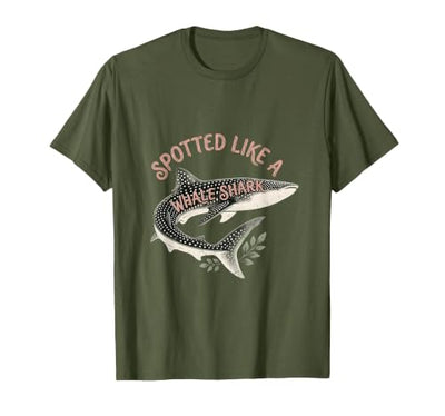 Spotted Like a Whale Shark Ocean Design T-Shirt