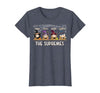 RBG Supremes Court cute gift THE SUPREMES Halloween Cute Woman Supreme Court Justices RBG T-Shirt - size chart