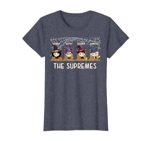 RBG Supremes Court cute gift THE SUPREMES Halloween Cute Woman Supreme Court Justices RBG T-Shirt - size chart
