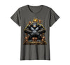 Mademark King Gorilla Dad Surrounded by Little Monkeys T-Shirt - Women - size chart