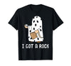 Funny Halloween Vibes Trick Or Treating I Got A Rock Funny Halloween Trick Or Treating Ghost T-Shirt - size chart