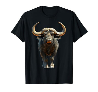 Big Five Buffalo Motif for Africa Wilderness Lover Buffalo Wilderness T-Shirt