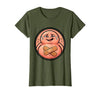 Mademark Tummy Ache Survivor Cute Stomach Bandage Graphic T-Shirt - Women - size chart