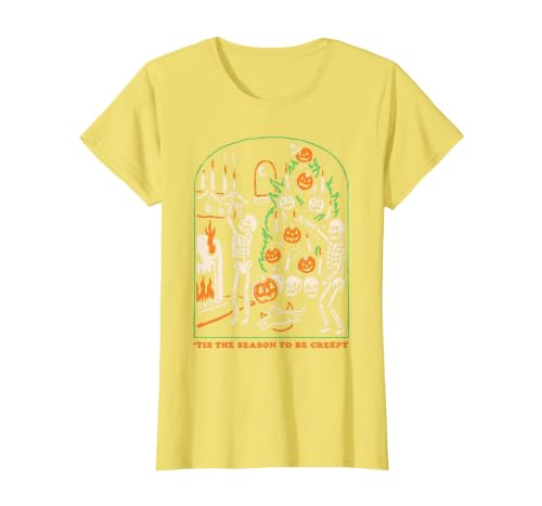 Halloween Creepy Season The Season to Be Creepy T-Shirt - size chart