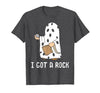 Funny Halloween Vibes Trick Or Treating I Got A Rock Funny Halloween Trick Or Treating Ghost T-Shirt - size chart