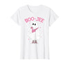 Spooky Season Ghost Halloween Boujee Boo-Jee Boo-JEE Spooky Season Ghost Pink Halloween Pumpkin Boujee T-Shirt - size chart