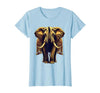 Mademark Ornate Parade Elephant Illustrated Graphic T-Shirt - Women - size chart