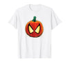 Marvel Spider-Man Halloween Spooky Pumpkin Jack-o'-Lantern T-Shirt - size chart