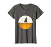 Mademark Shark Fin Beer Sea Funny Graphic Design T-Shirt - size chart