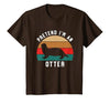Shirtbooth: Halloween 2019 Simple Halloween Costume Otter Lover Pretend I'm an Otter T-Shirt - size chart
