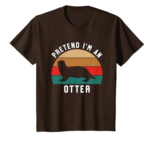 Shirtbooth: Halloween 2019 Simple Halloween Costume Otter Lover Pretend I'm an Otter T-Shirt - size chart