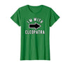 Lazy Last Minute Cleopatra Halloween Costumes Couples Halloween Costume Shirts I'm with Cleopatra T-Shirt - size chart