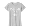 Funny Halloween Group Matching Costumes Idea Pretend I'm A Nun Costume Family Funny Halloween Party T-Shirt - size chart