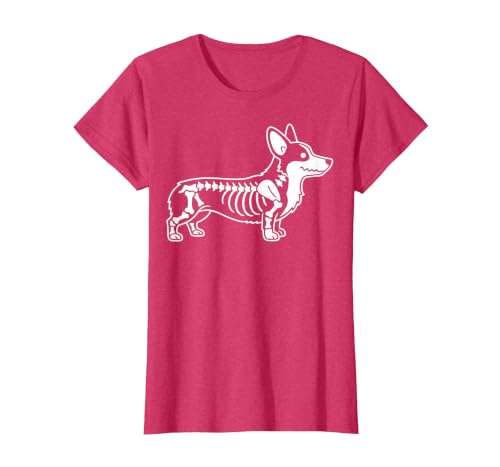 Halloween Corgi Skeleton Spooky Costume Corgi Skeleton Halloween T-Shirt - size chart