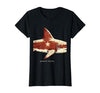 Mademark Alpha of the Sea Fierce Shark Women Design T-Shirt - size chart