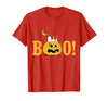 Peanuts Halloween Boo Pumpkin T-Shirt - size chart