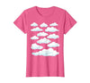 White Clouds Graphs White Clouds T-Shirt - size chart