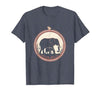 Mademark Mama Elephant Silhouette Mother and Baby Design T-Shirt - Men - size chart