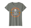 Halloween Nurse Shirts For Women Scrub Costumes Emergency Department Funny Halloween ER Nurse Women Men T-Shirt - size chart