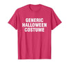 Generic Halloween Costume T-Shirt - size chart