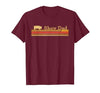 Showing Cattle T-Shirts And Apparel Show Dad - Fun Distressed Look for Showing Pigs T-Shirt - size chart
