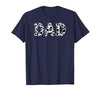 Cow Pattern Print Family Matching Birthday Apparel Cow Dad Birthday Family Matching Girl Boy Farm Birthday T-Shirt - size