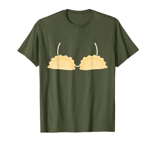 Pierogi Cute Easy Poland Food Halloween Costumes Pierogi Costume Pierogi Bra Polska Poland Halloween Costume T-Shirt - size