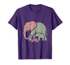 Mademark Mama Elephant Guiding Calf Through Water T-Shirt - Men - size chart