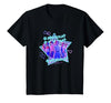 Stranger Things Starcourt Mall Vintage Neon Group Portrait T-Shirt - size chart